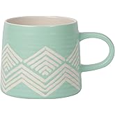 Now Designs Danica Studio Mint Imprint Ceramic Mugs 14 oz