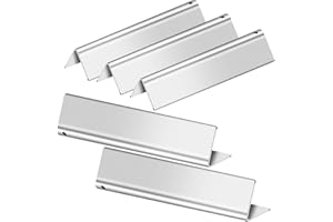 Paayox 15.3 inch Flavorizer Bars for Weber Spirit Grill Parts 300 Series Weber Spirit 2 Grill Parts E310 S310 E320 S320 E330 S330, Grill Heat Shield for Weber Grill Parts 7636 67046, 5 Pcs