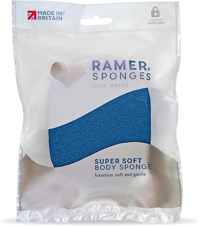 RAMER Ramer Cascade Shower Sponge Small Midnight Blue 120x90x20mm