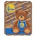 NBA Golden State Warriors Half Court Woven Jacquard Baby Throw Blanket, 36x46-Inch