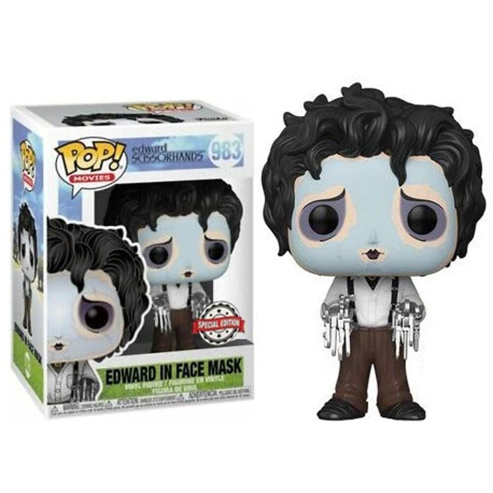 Funko 36431 Pop! Movies: Edward Scissorhands - Edward in Face Mask (Special Edition) #983