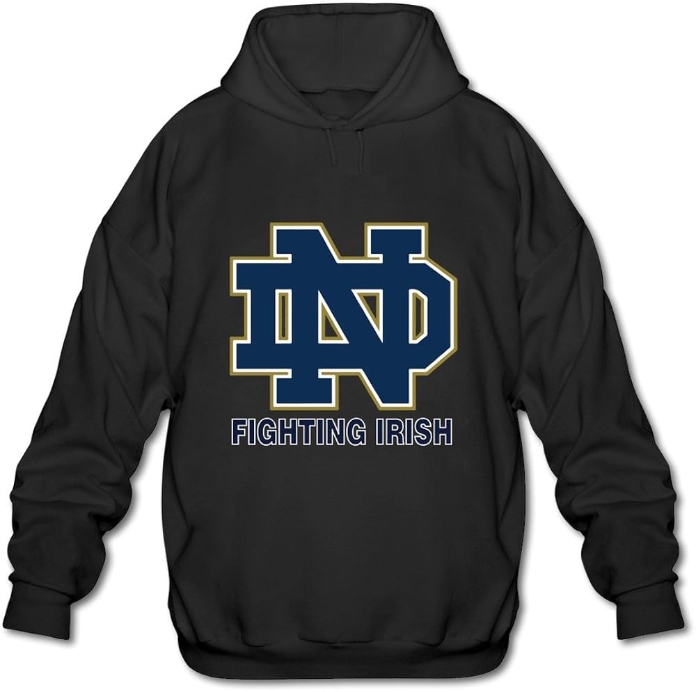 Notre Dame Fighting Irish Football Team Hoodied Sweatshirt Black For
