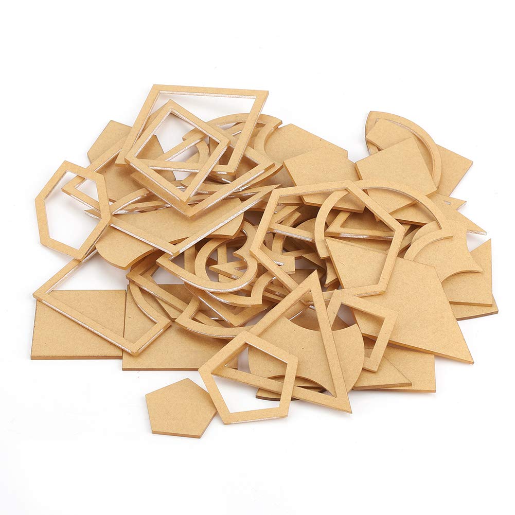 Tyenaza 54 Pcs DIY Drawing Stencils Set, Handmade Mixed Quilt Templates Patchwork Quilter Transparent Stencil DIY Tool Craft Quilting and Patchwork Templates