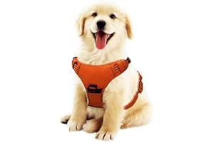 SK Depot® Dog Harness Small Chest 15.7"-27.6" No-Pull Pet Harness with Leash Clips, Adjustable Soft Padded Dog Vest Harness, 