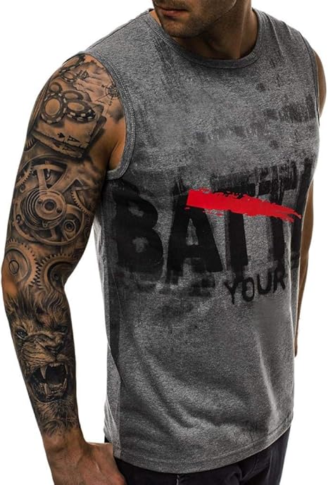 camisetas tirantes hombre tallas grandes