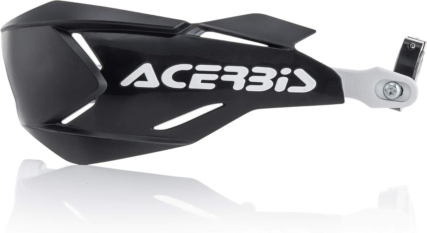 Acerbis 22397.315 Moto Hand Guards, Black/White, Size Unifit