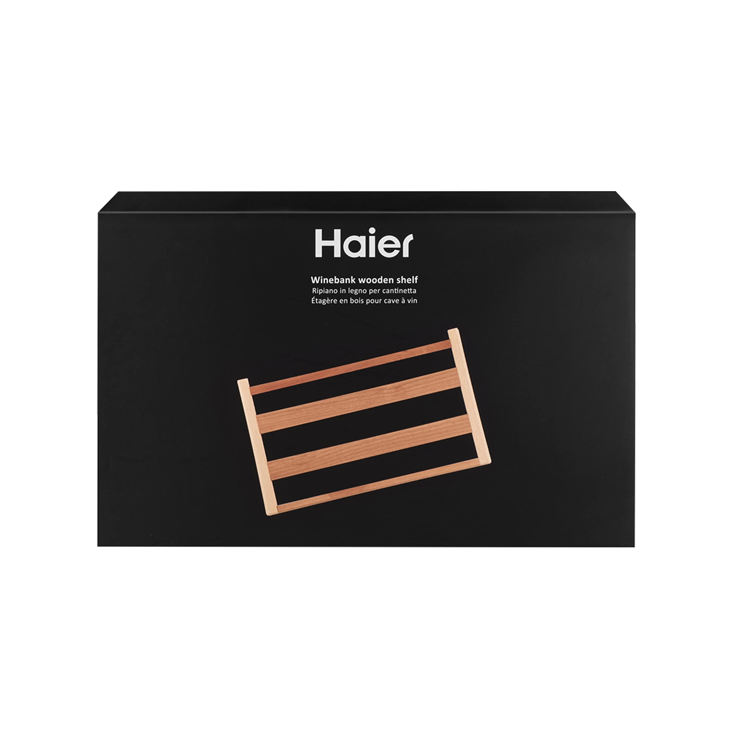 Haier Wooden Shelf for Wine Cellar, Maximum Storage Capacity, Elegant and Quality, Original Haier, 417 x 237 x 10 mm, Wood