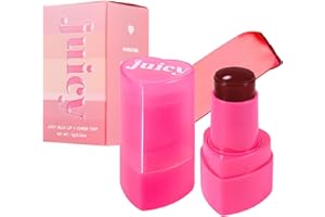 Juicy Jelly Lip and Cheek Tint - Multi-Use Makeup - Hydrating & Bouncy Jelly Texture, Long-lasting Sheer Color, #04