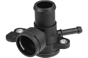 Partuto Engine Water Pump Coolant Outlet Pipe No.06J121132G - Car Interior Heater Hose Connector - for Volkswagen Tiguan 2.0L 2009-2017 Plastic Black 1 Pc