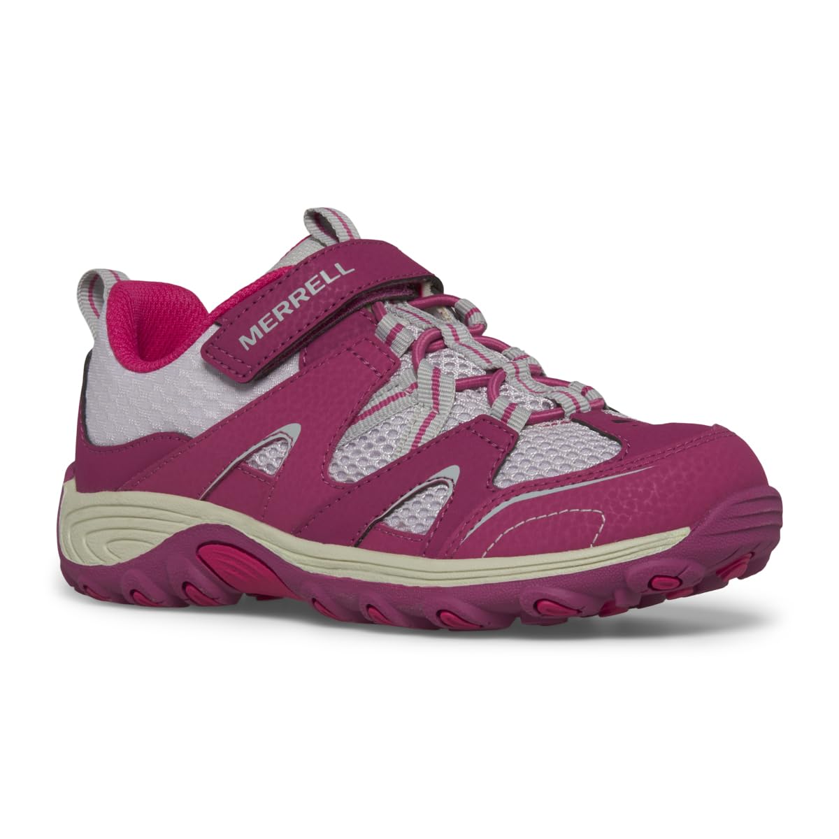 Merrell Trail Chaser Hiking Shoe, Berry/Grey, 3.5