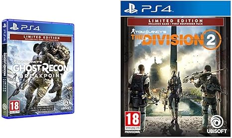 Tom Clancy S Ghost Recon Breakpoint Limited Edition Ps4 Tom Clancy S The Division 2 Limited Amazon Edition Ps4 Amazon Co Uk Pc Video Games