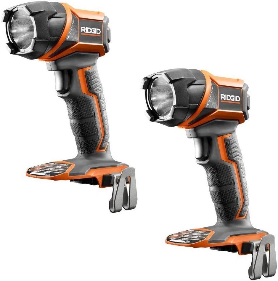 Ridgid (2) 18 Volt Gen5x Lithium Cordless Led Work Light