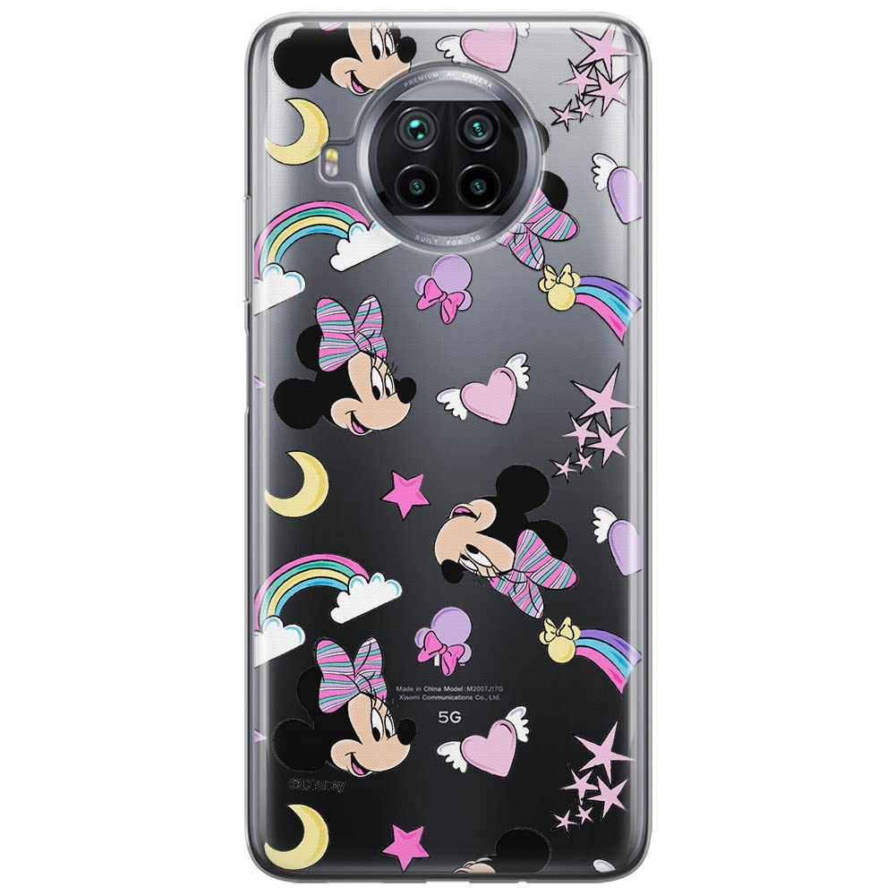 ERT GROUP mobile phone case for Xiaomi MI 10T LITE/REDMI NOTE 9 PRO 5G original and officially Licensed Disney pattern Minnie 031 adapted to the shape of the mobile phone, partially transparent