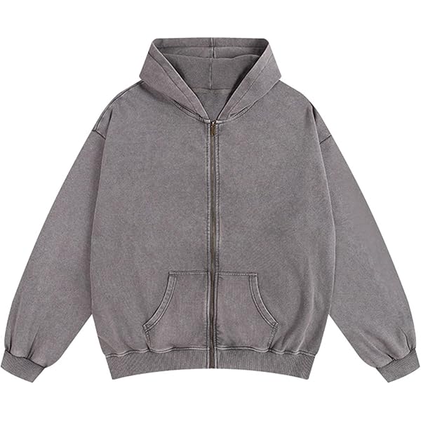KEEPSHOWING Womens and Mens Zip Up Hoodies Long Sleeve Fall