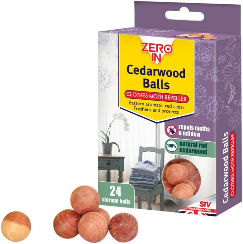 STV Pest-Free Living Zero In Moth Repeller Cedar Balls