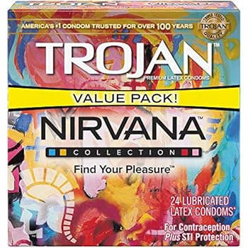 Trojan Nirvana Collection Variety Pack Condoms, 24 Count (Pack of 1)