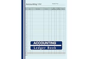 Accounting Ledger Book 3 Column: Income and Expense Log Book for Small Business, Bookkeeping and Personal Finance