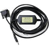 Twinkle Bay PLC Programming Cable Compatible with AB USB-1747-CP3 SLC 5/03 5/04 5/05