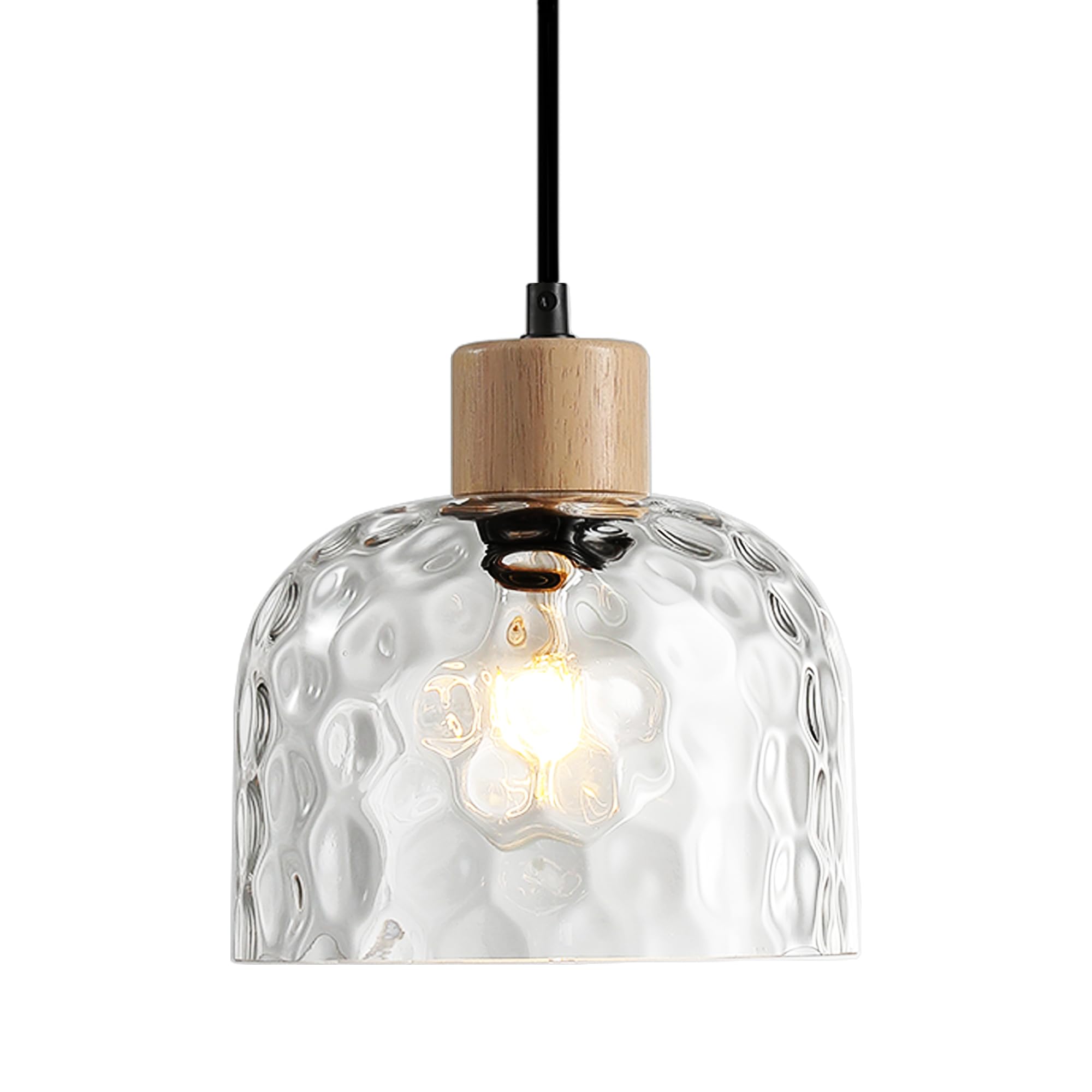 Photo 1 of ***PARTS ONLY -MISSING GLASS PENDANT LIGHT***Lighten Chance Modern , 7.87“ NO Farmhouse Small Dome, Mid Century  for Kitchen Island Laundry Room Bathroom Hallway Foyer