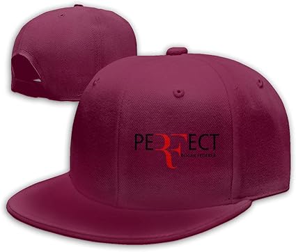 red federer hat
