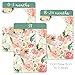 8 Double Sided Floral Baby Closet Organizer for Girl, Newborn Nursery Wardrobe Divider Hangers to Arrange Clothes with Separator by Size or Age, Baby Shower & Registry Gifts