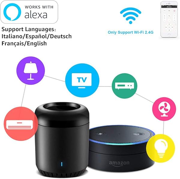 Broadlink RM Mini3 Smart WiFi IR Control Remoto Universal Smart Home Hub Todo en uno control infrarojo para todos tus dispositivos Negro