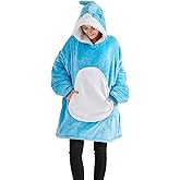 Unpifolov Unisex Animal Hoodie Pullover Costume Soft Cozy Warm Adult Men Women Oversize Wearable Blanket Hooded