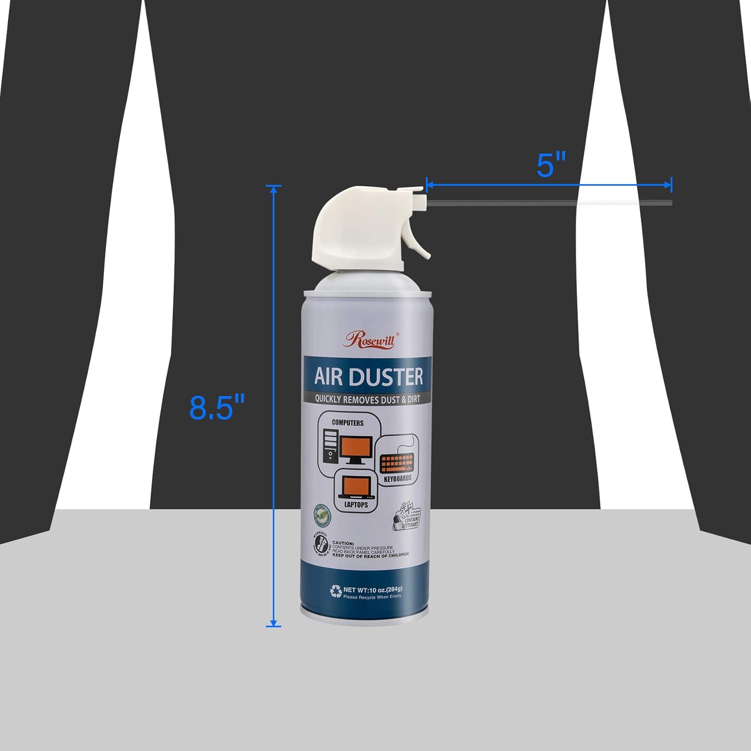 Computer Duster Abuse Air Duster 400ml/13.5oz Compressed Aircan Air