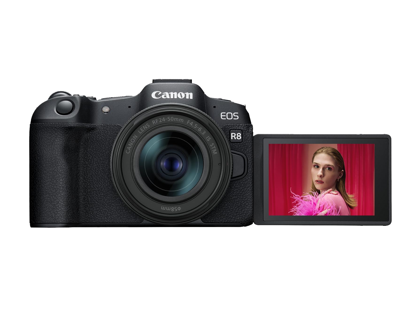 Canon EOS R8 Mirrorless Camera with RF 24-50mm f/4.5-6.3 IS STM Lens