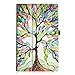 Fintie Case for NPOLE Tablet 10.1 (NT101) / Alldaymall A10T 10.1-Inch Android Tablet, Premium PU Leather Folio Cover with Stylus Holder, Love Tree