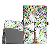 Sprint Slate 8 Tablet Case - Fintie [Slim Fit] Premium PU Leather Standing Folio Cover with Stylus Holder for Sprint Slate 8 Inch (AQT80) 4G LTE Tablet, Love Tree