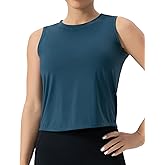 THE GYM PEOPLE Women's Workout Tops in Ice Silk Quick Dry Sleeveless