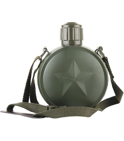 Wudaizhi Botella De Agua Para Cantina Militar, Funda De Nailon
