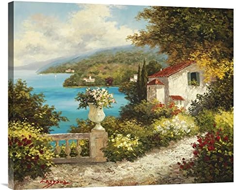 Global Gallery GCS-132575-30-142 "Lazzara Casa Del Mare" Gallery Wrap Giclee on Canvas Print Wall Art