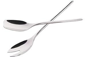 IMEEA Salad Servers Salad Tongs 18/10 Stainless Steel Salad Serving Utensils 10-Inch