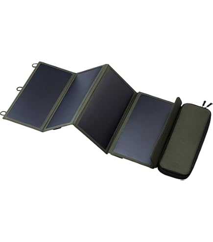 Amazon.com : 30W Foldable Solar Panel (F16-1800) Black : Patio