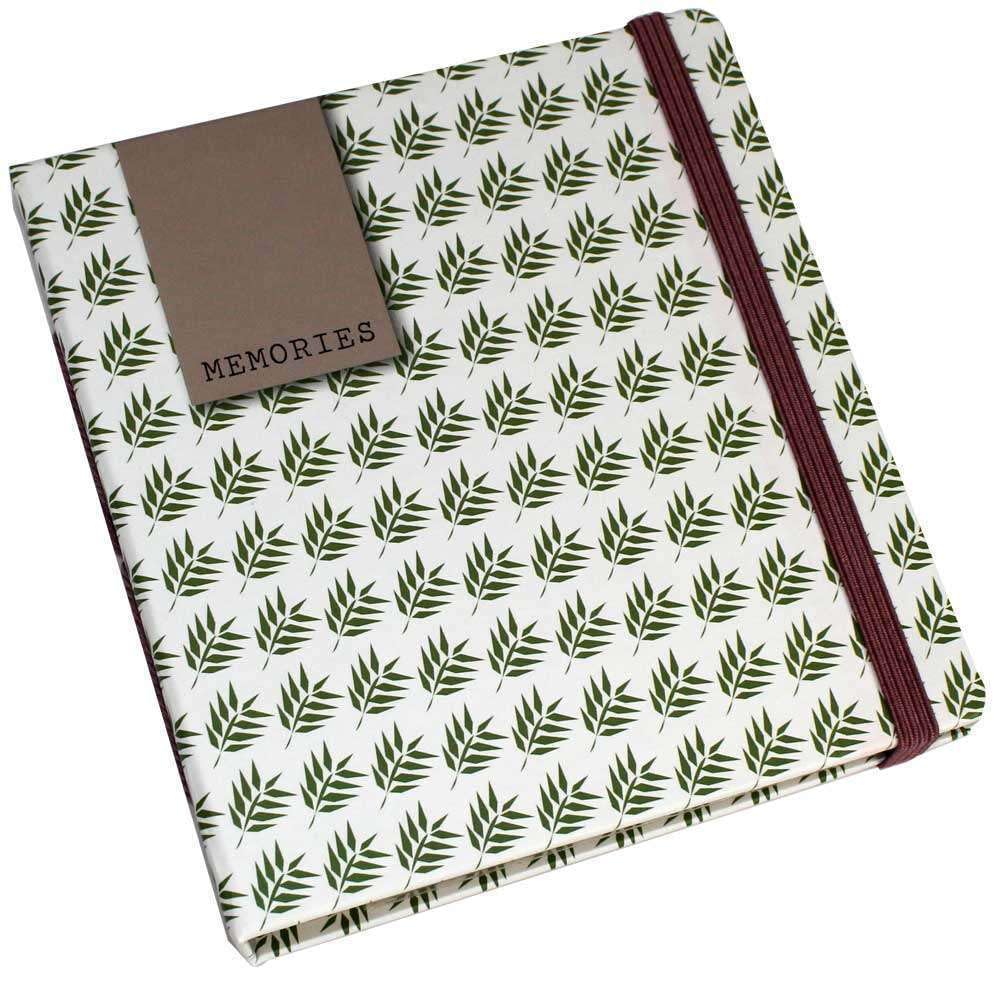 Hama Fern Slip-in Photo Album - Green/White