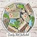Woodland Animals Baby Shower Mini Candy Bar Wrappers - 45 Stickers