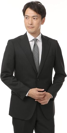 Amazon Co Jp ヨウフクノアオヤマ 洋服の青山 クリスチャン オラーニ ブラックレーベル Christian Orani Black Label 秋冬用 スタンダードスーツ ツーパンツ Ncbl 93 服 ファッション小物