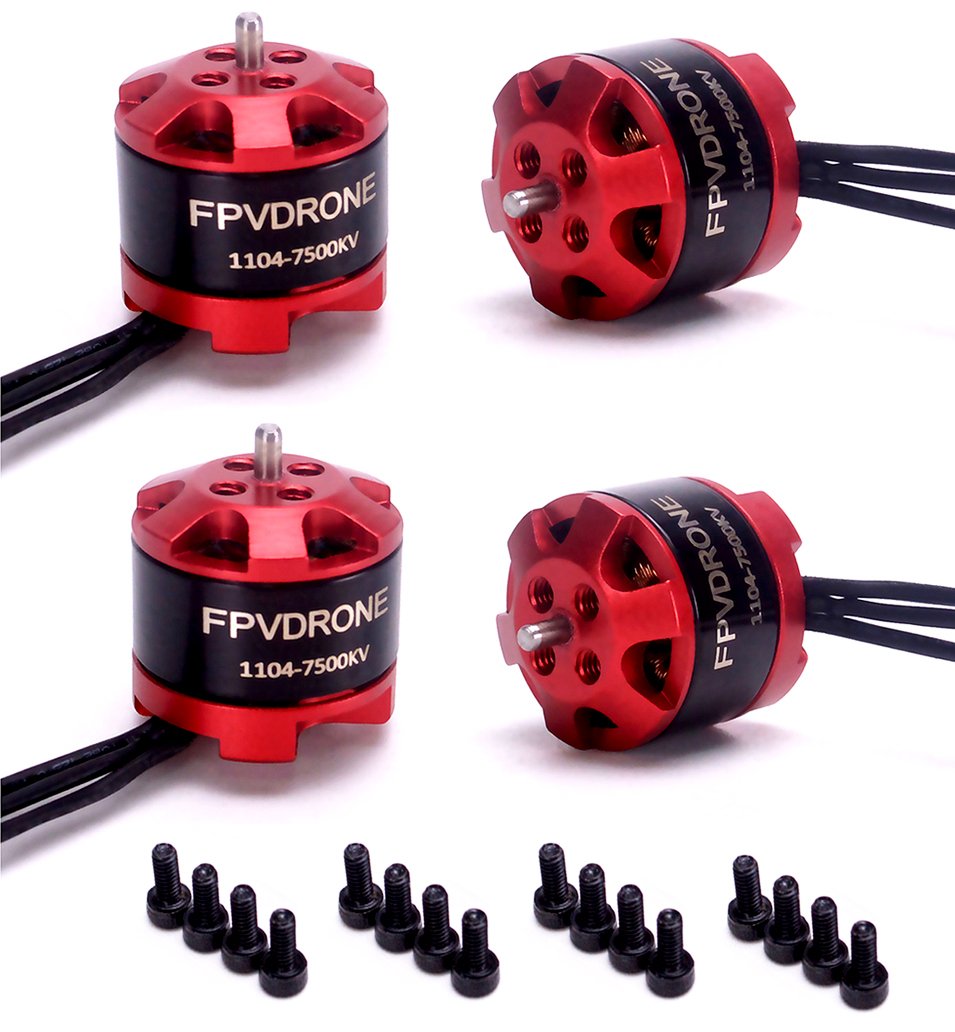 FPVDrone 1104 7500KV Brushless Motor for FPV RC Drone Mini Racing Drone