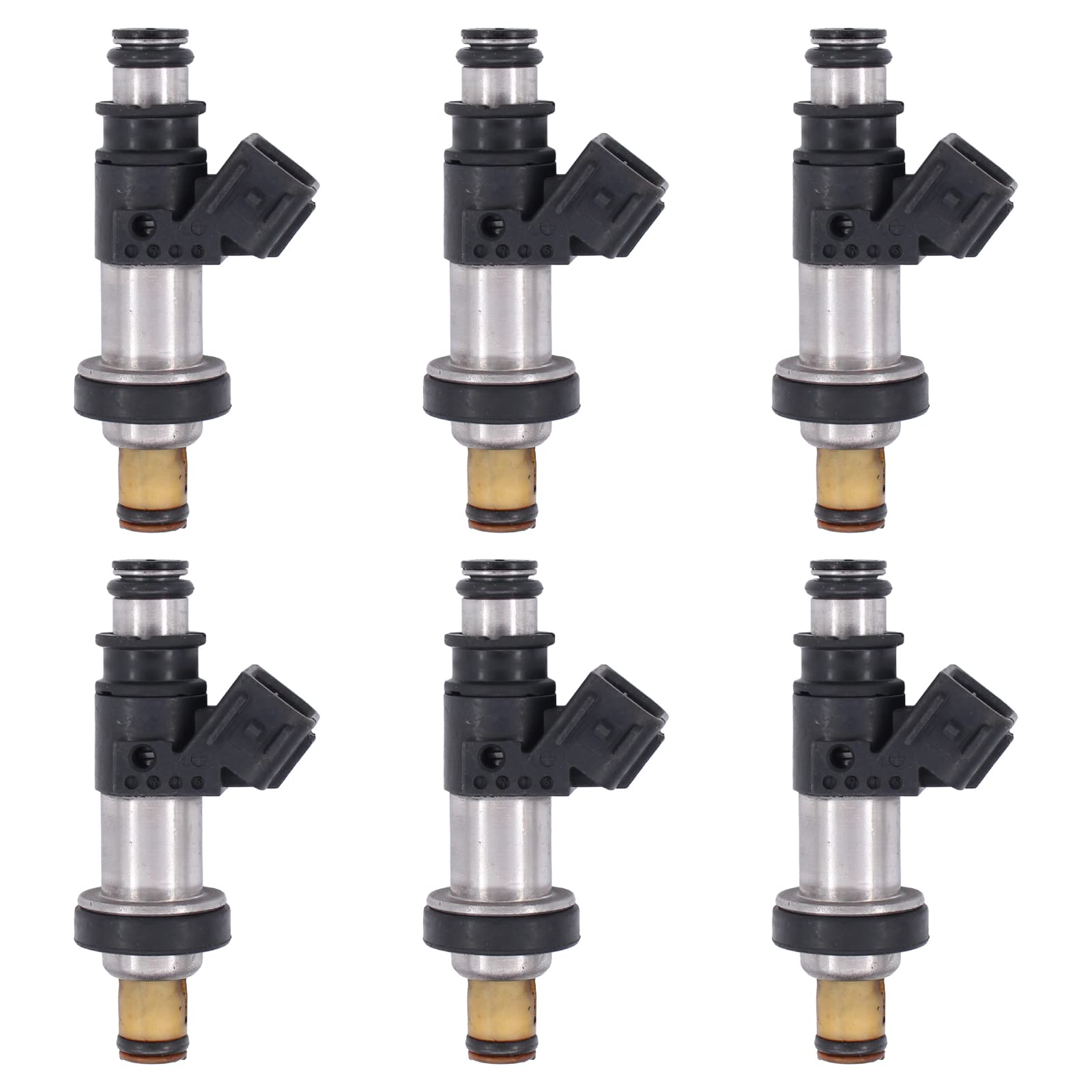 Photo 1 of NewYall Pack of 6 3.2L 3.5L V6 Fuel Injector for Honda Odyssey 3.5L 2002-2004, Pilot 3.5L 2003-2004, Acura MDX 3.5L 2001-2002, TL 3.2L 2000-2003, CL 3.2L 2001-2003