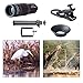 Telephoto Lens,18X Telephoto Zoom Lens Kit,Optical Camera Telescope Zoom Lens Attachment + Universal Clip + Phone Holder + Tripod for iPhone, Samsung Most Smartphone