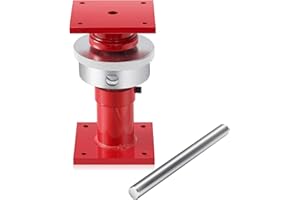 Lanties Adjustable Screw Jack Post for House Leveling, Manufacturing House Jacks with Wrench Screw Steel Shores, Range of Adjustment (6.5''-9'',Red,1 Pcs)