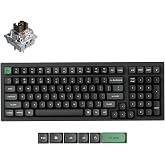 Keychron K4 Ultra Wireless Custom Mechanical Keyboard, 8000 Hz Polling Rate | 96% Layout Hot-Swappable Gaming Keyboard, 2.4 GHz/Bluetooth/Wired, 600h Battery, PBT Keycaps, Mac/Windows/Linux-Brown Switch