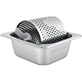 Stainless Steel Butter Roller Dispenser &amp; Butter Wheel Spreader for Buns, Bread &amp; Corn &ndash; Home, Holiday &amp; Backyard Parties &ndash; Starts with 1 Stick (4 oz), Holds up to 7 Sticks (28 oz), Dishwasher Safe