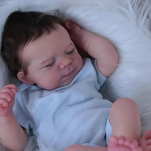 Zero Pam Realistic Reborn Dolls Boy 18 in Sleeping Newborn Baby