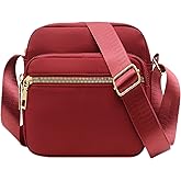 DIHKLCIO Nylon Crossbody Bags for Women Purses and Handbags Women's Casual Messenger Bag Waterproof Black Crossbody Purse