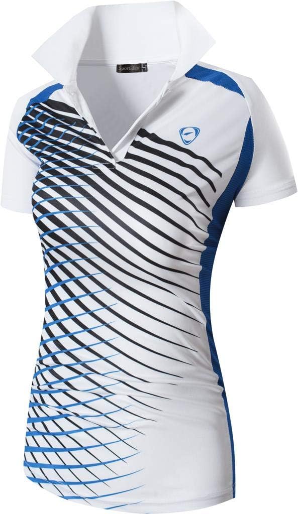 Sportides Women's Sport Tee Shirt Tshirt T-Shirt Short Sleeve Golf Tennis Badminton Bowling SWT251