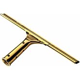 Ettore 10014 Pro Series Brass Squeegee, 14-Inch , Gold