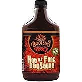 Hot as Funk Barbecue Sauce, Spicy Bbq Sauce with Worcestershire Sauce, Red Pepper, and Chili Powder, Gluten-Free Meat Sauce, 17 ounces - Bootsie’s Delta Funk Bbq